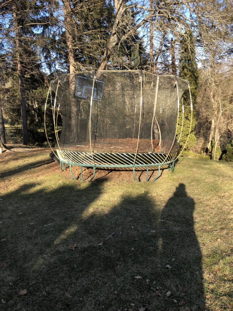 Dumpster Rental Alternative - Old trampoline removal